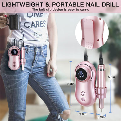 Nail Drill Machine 35000RPM - lnkerco
